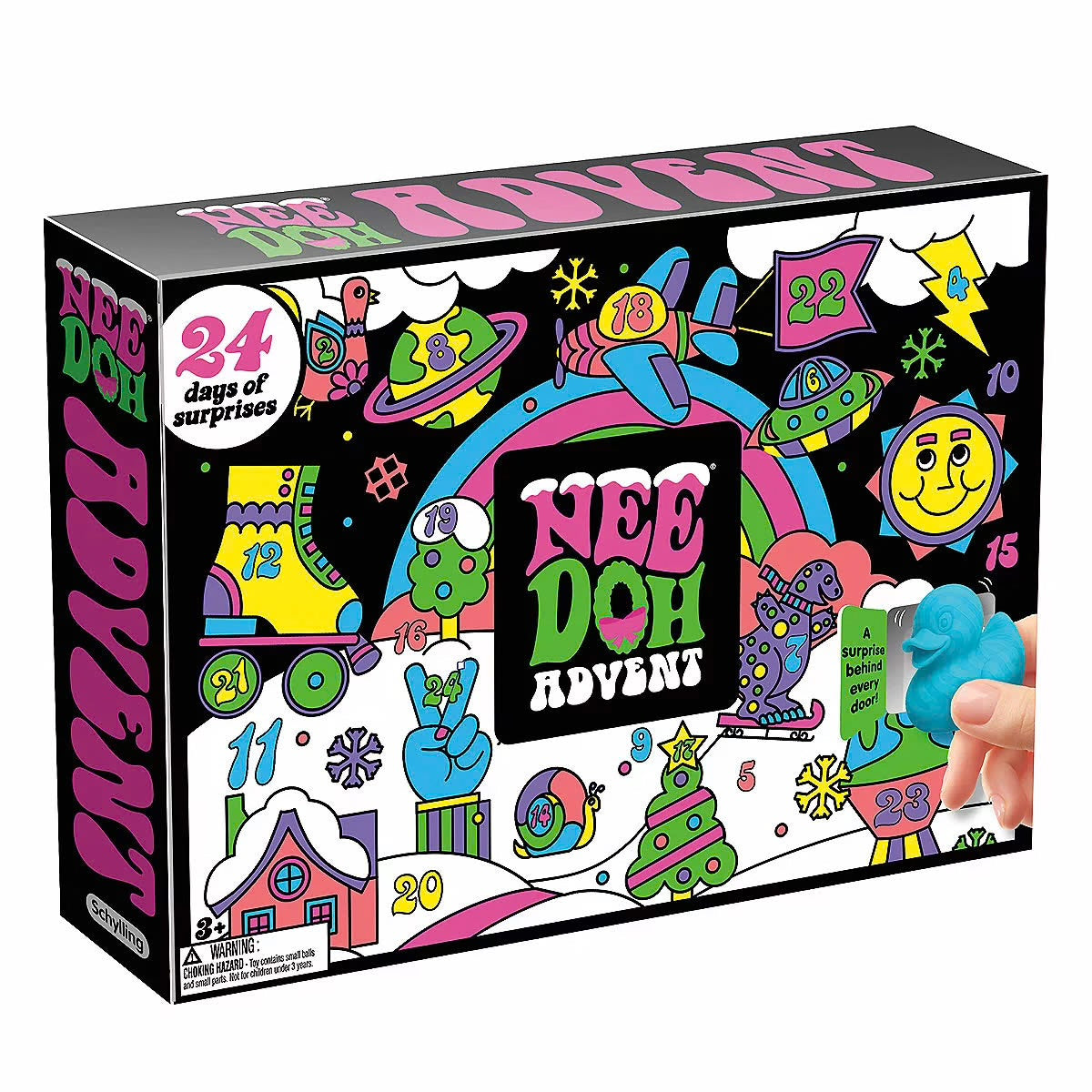 NeeDoh Christmas Advent Calendar - 24 days of surprises - 2026