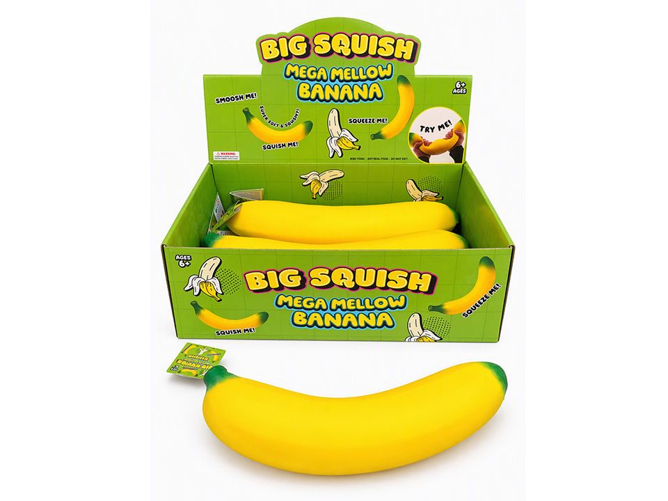 Giant Squeeze Mega Mallow - Banana
