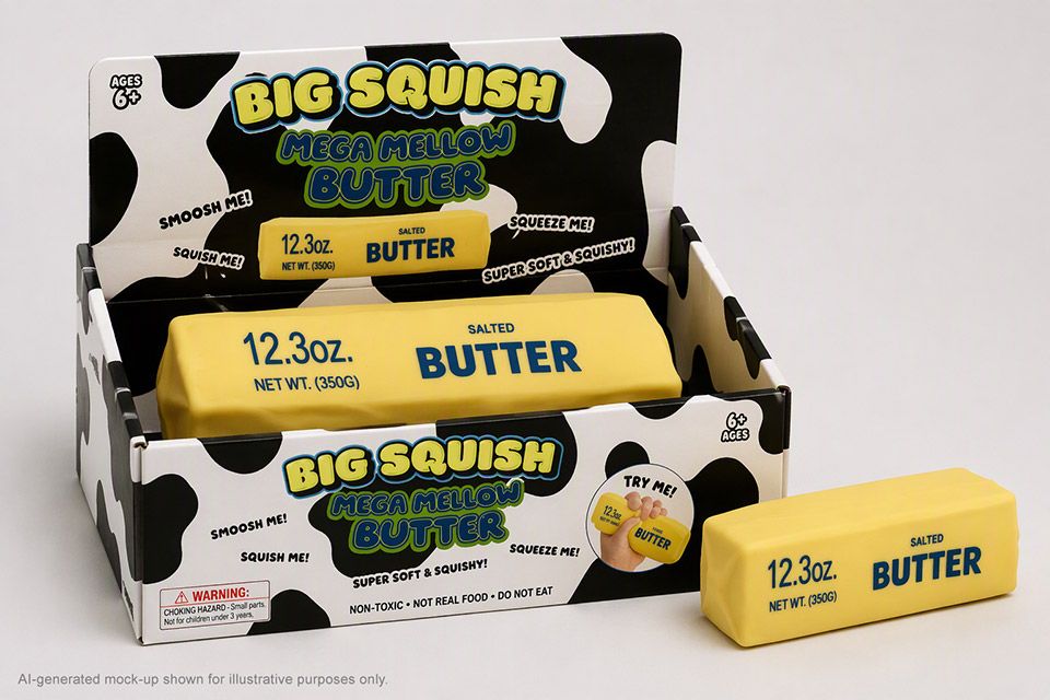 Giant Squeeze Mega Mallow - Butter
