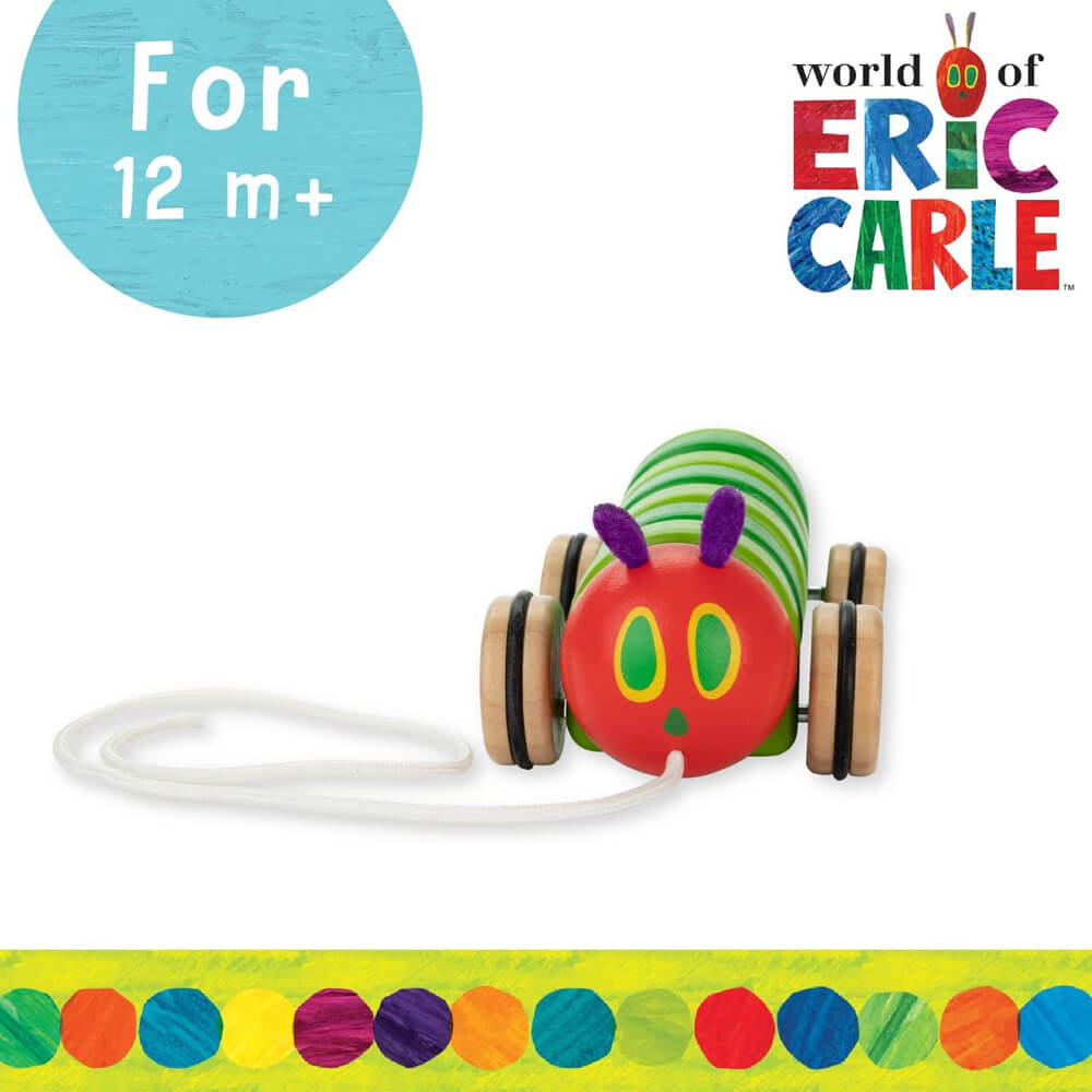 The Very Hungry Caterpillar Wooden Pull Along Toy