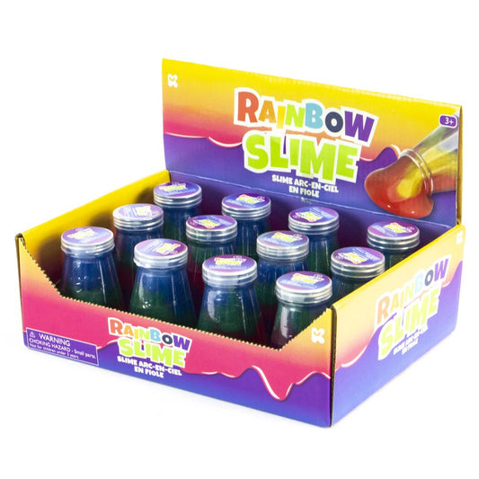 Rainbow Slime in Flask