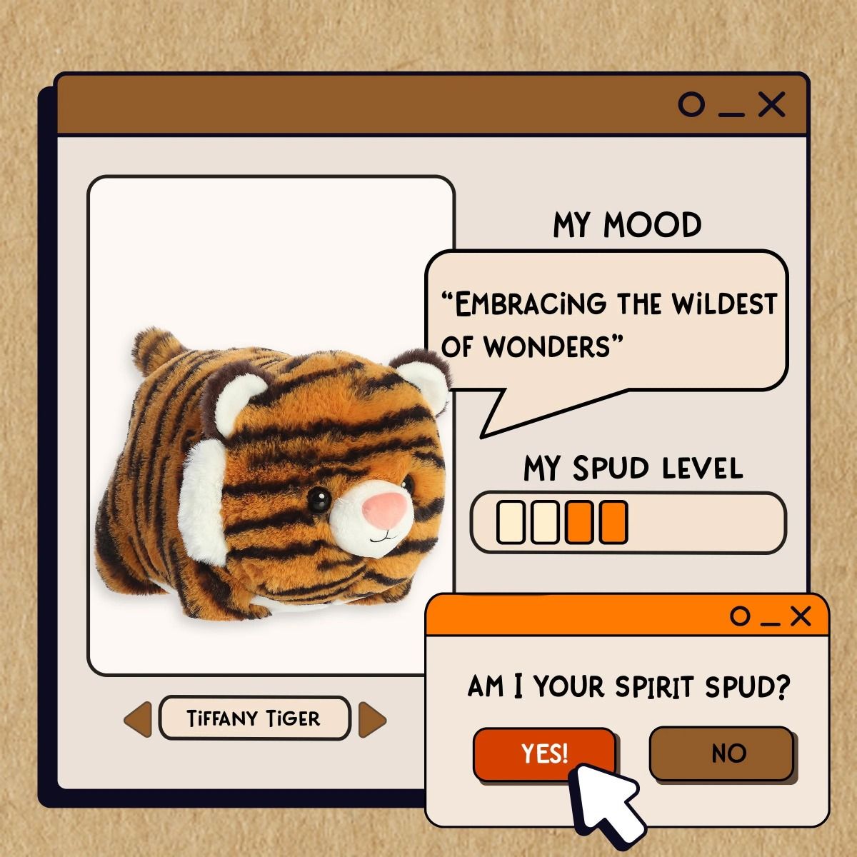 Spudsters™ - 10" Tiffany Tiger™