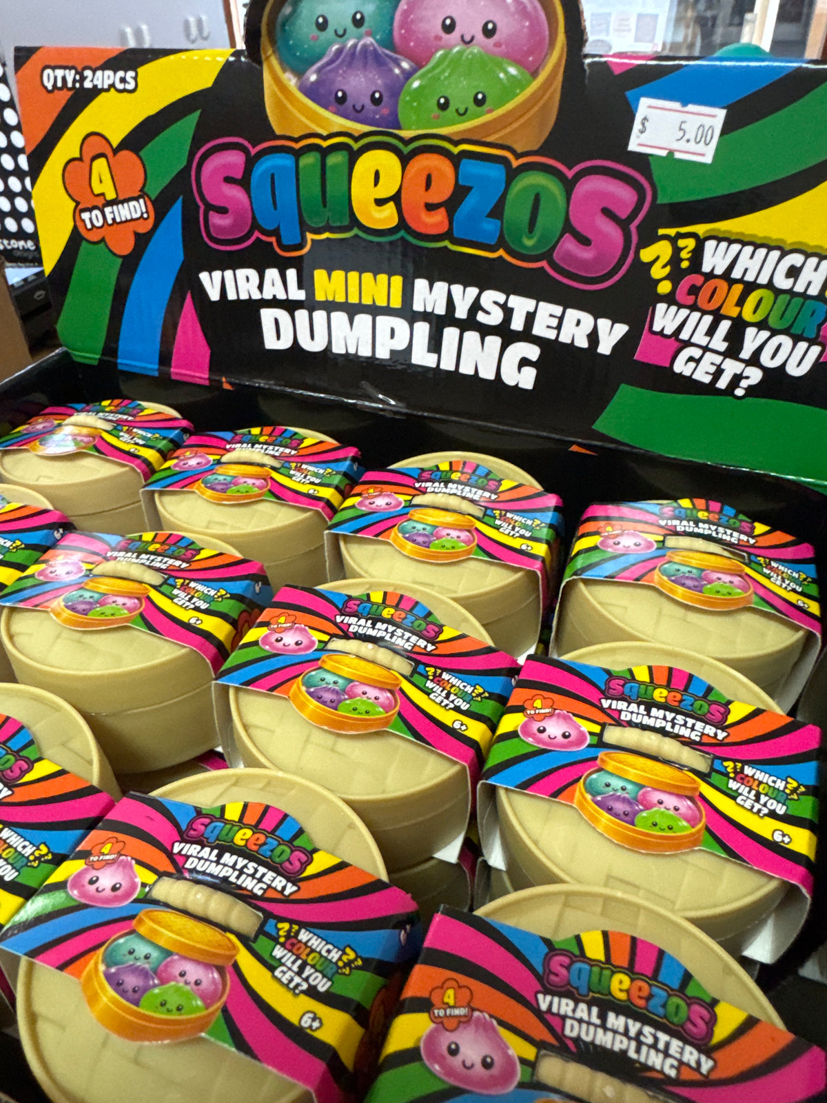 Squeezos Mini Steam Bun (5cm)