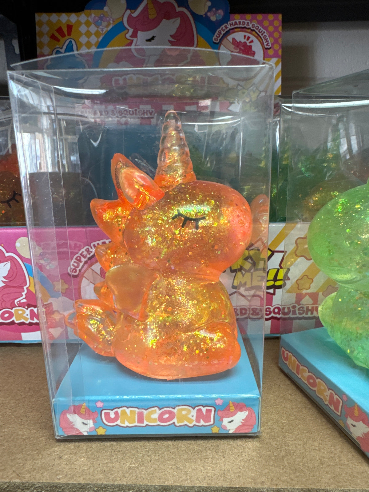 Squishy Glitter Unicorn assorted