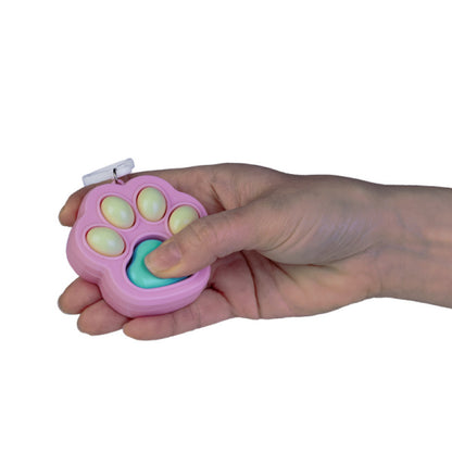 Fidget Keychain Cat Paw Click