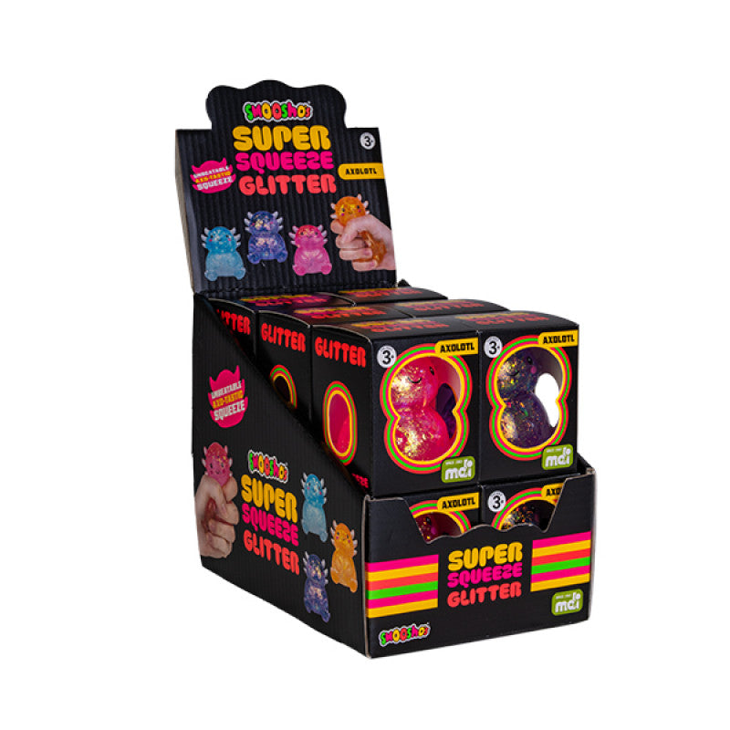 Smooshos Axolotl Glitter  Super Squeeze