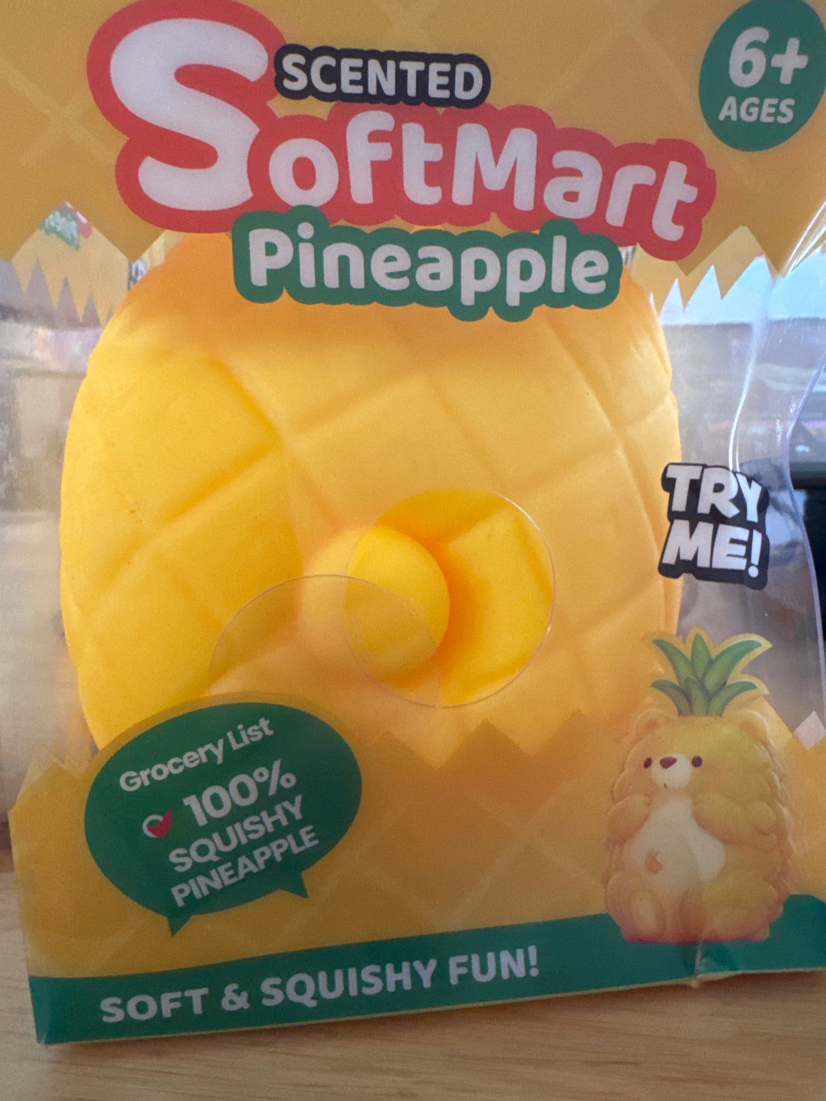 Scented SoftMart pineapple bear
