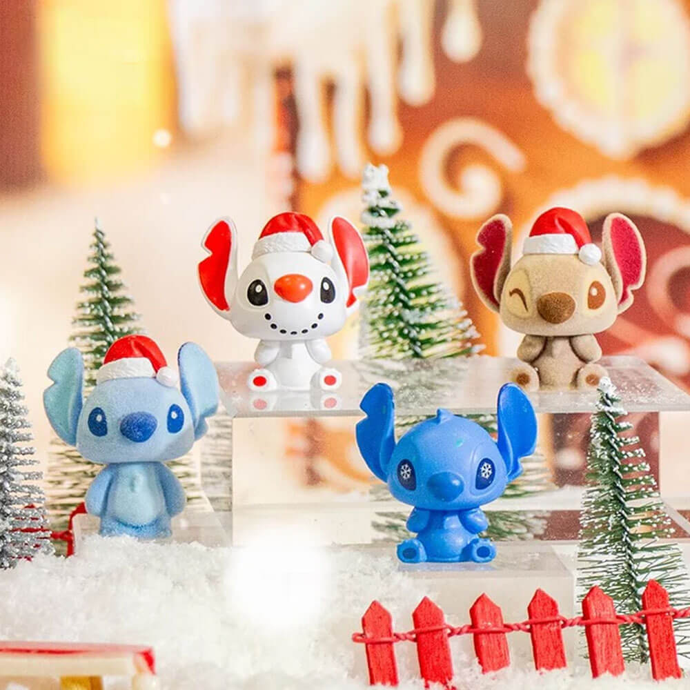 Disney Christmas Stitch Mini Figurine Blind Bags