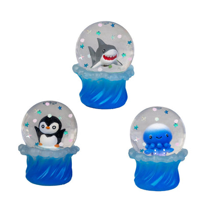 Smooshos Snow Globe Glow in the Dark Sea Animals