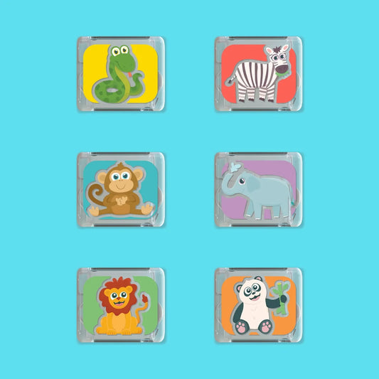 Jellystone Designs - Light-Up Cubes - 6 pack - Zoo