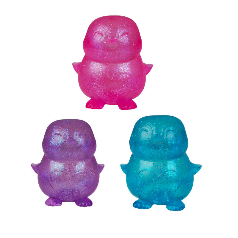 Smooshos Penguin Glow in the Dark Super Squeeze – Sensory Fidget Toy