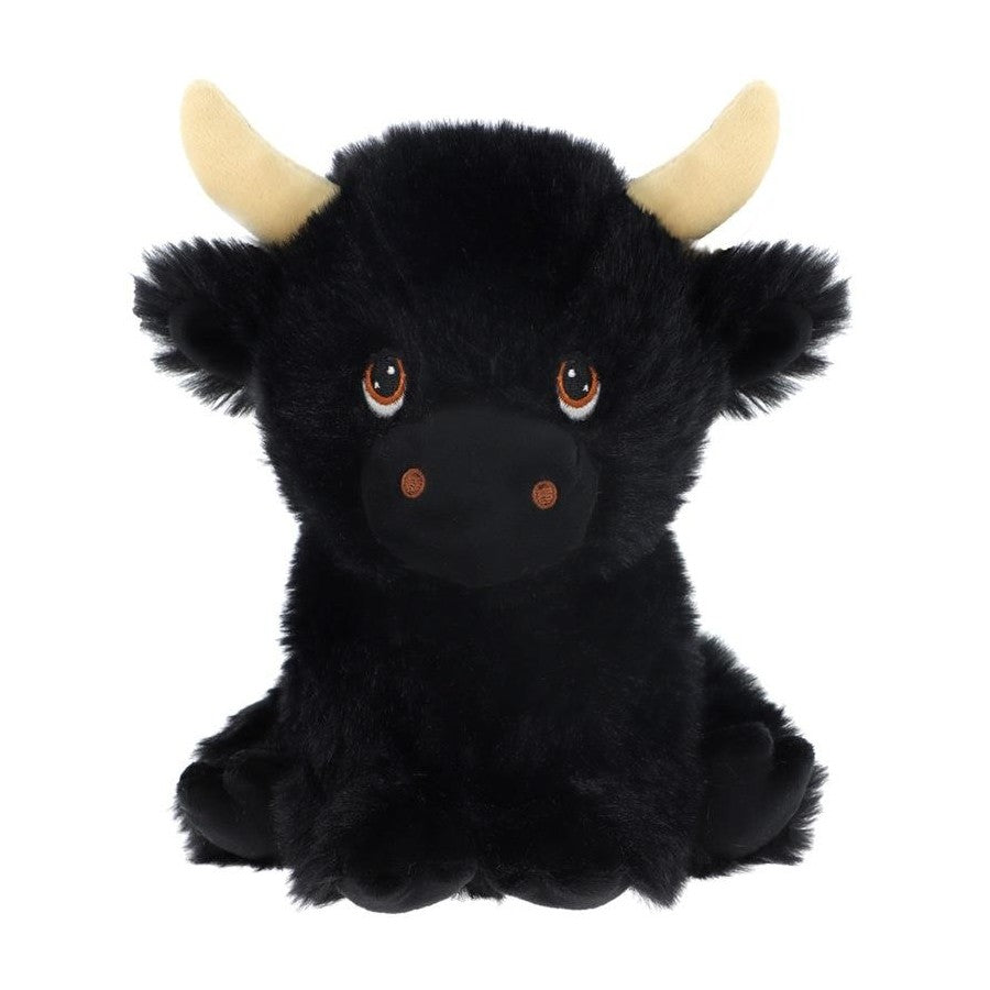 Keeleco Shaggy Cow Black 18cm