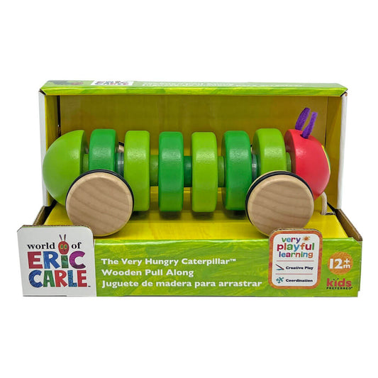 The Very Hungry Caterpillar Wooden Pull Along Toy