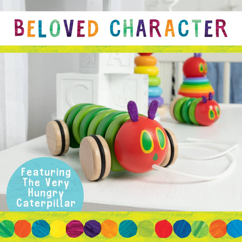 The Very Hungry Caterpillar Wooden Pull Along Toy