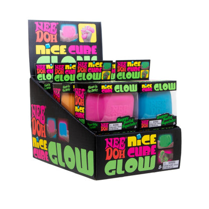 NeeDoh Glow in the Dark Nice Cube