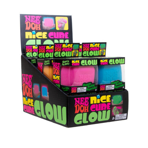 NeeDoh Glow in the Dark Nice Cube