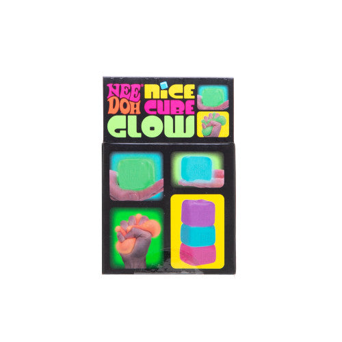 NeeDoh Glow in the Dark Nice Cube