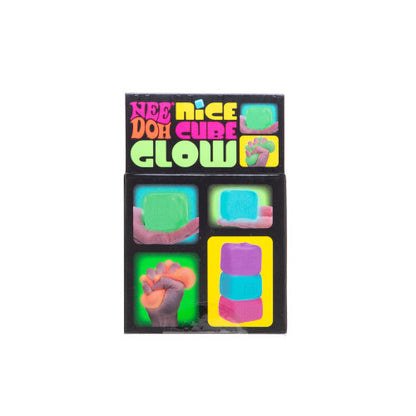 NeeDoh Glow in the Dark Nice Cube