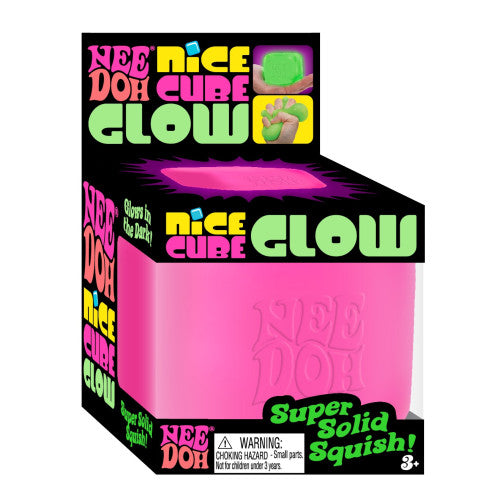 NeeDoh Glow in the Dark Nice Cube