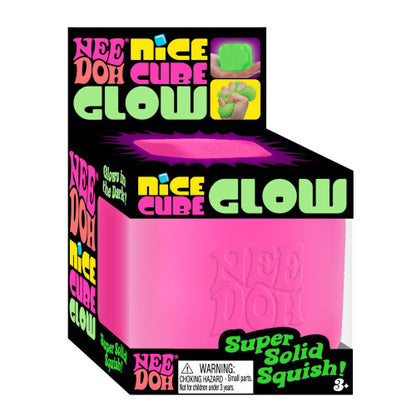 NeeDoh Glow in the Dark Nice Cube