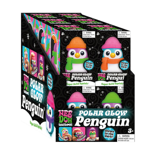 Nee Doh Polar Glow Penguins