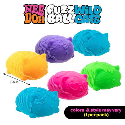 Nee Doh Fuzz Ball Wild Cats