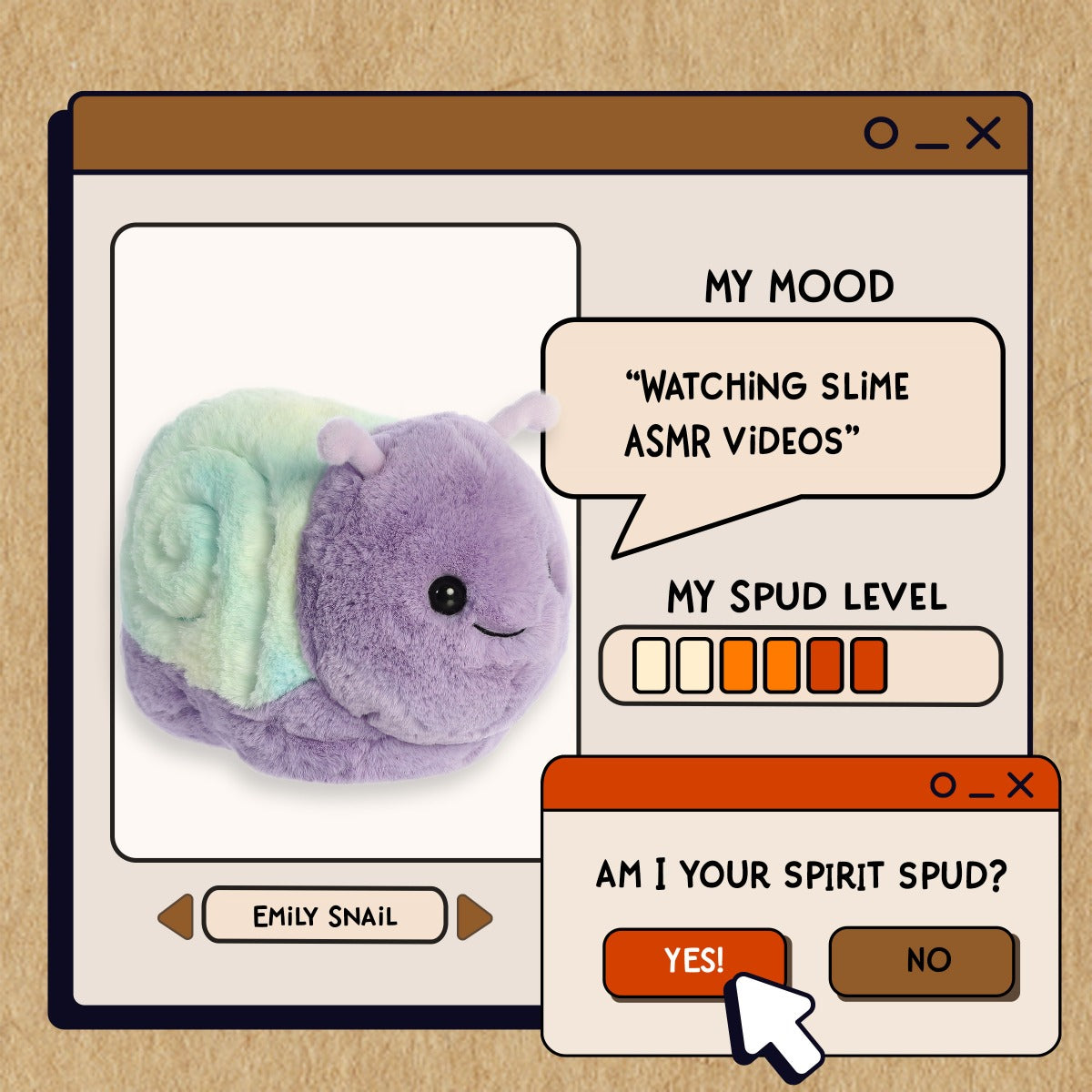 Spudsters™ - 10" Emily Snail™