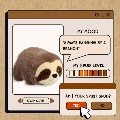 Spudsters™ - 10" Spark Sloth