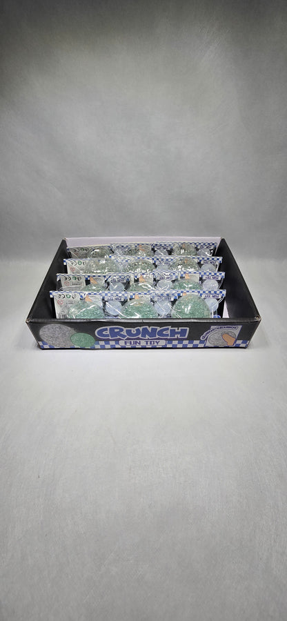 Squishy Crunchy Glass Beads Balls assorted