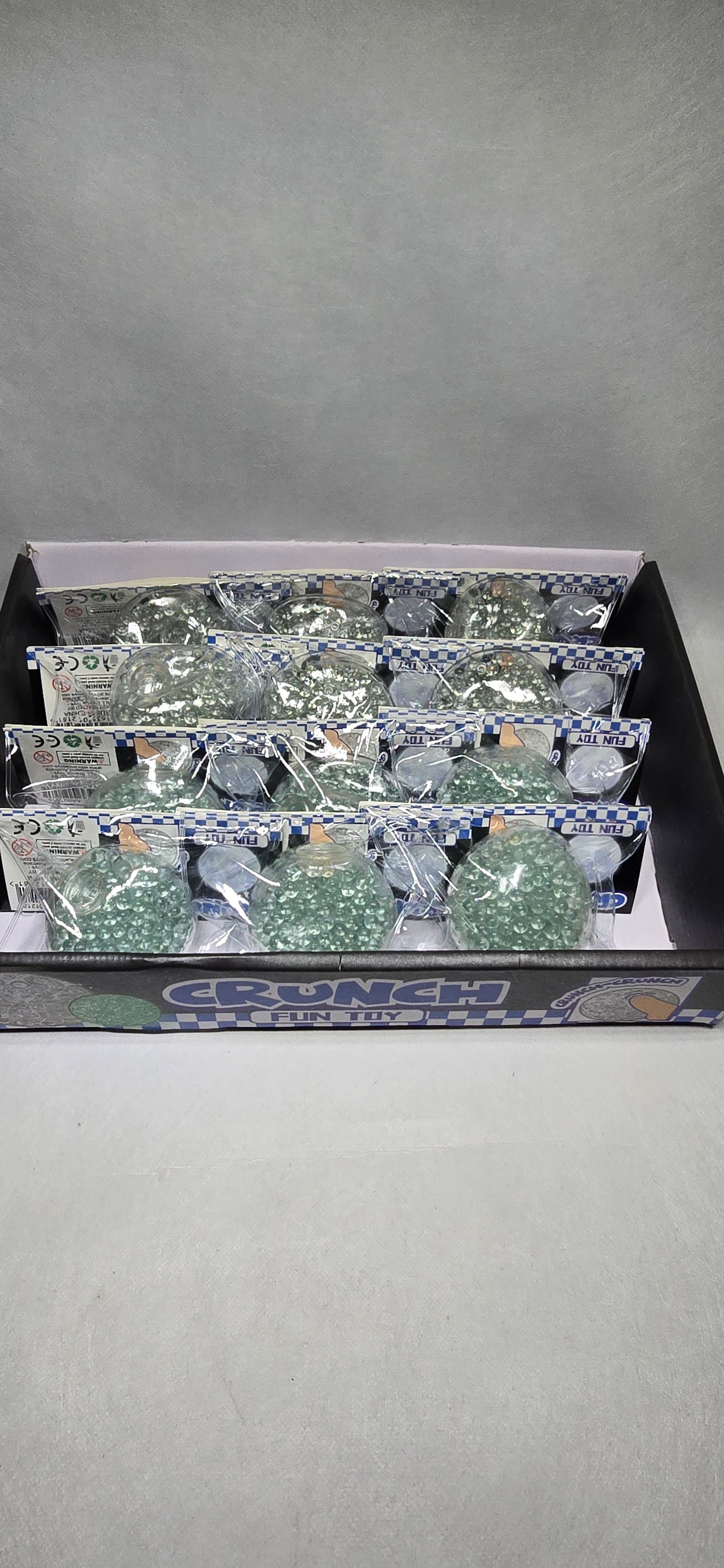 Squishy Crunchy Glass Beads Balls assorted
