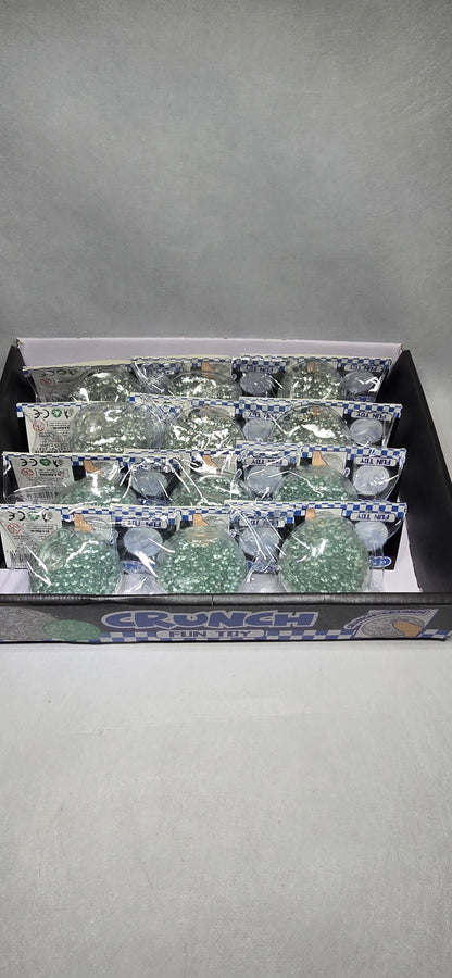 Squishy Crunchy Glass Beads Balls assorted