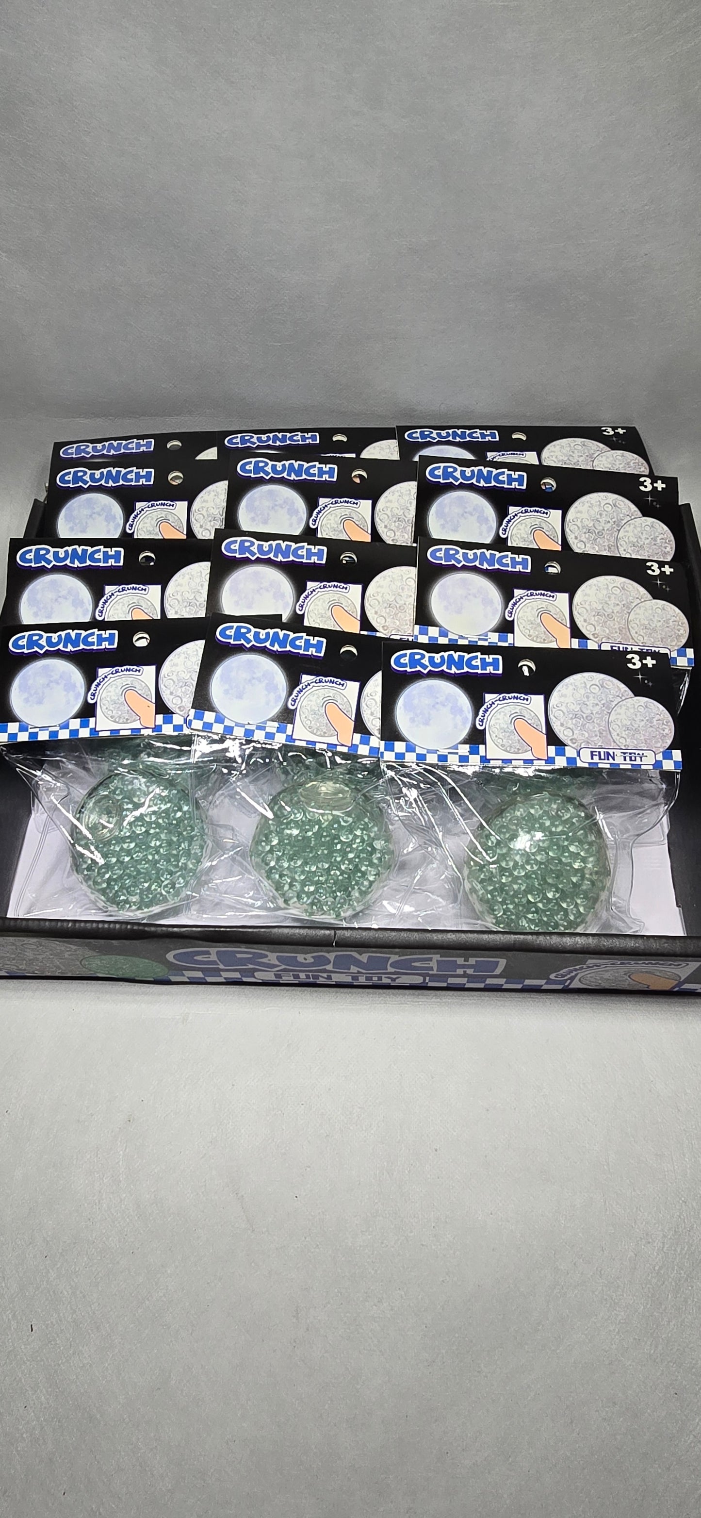 Squishy Crunchy Glass Beads Balls assorted