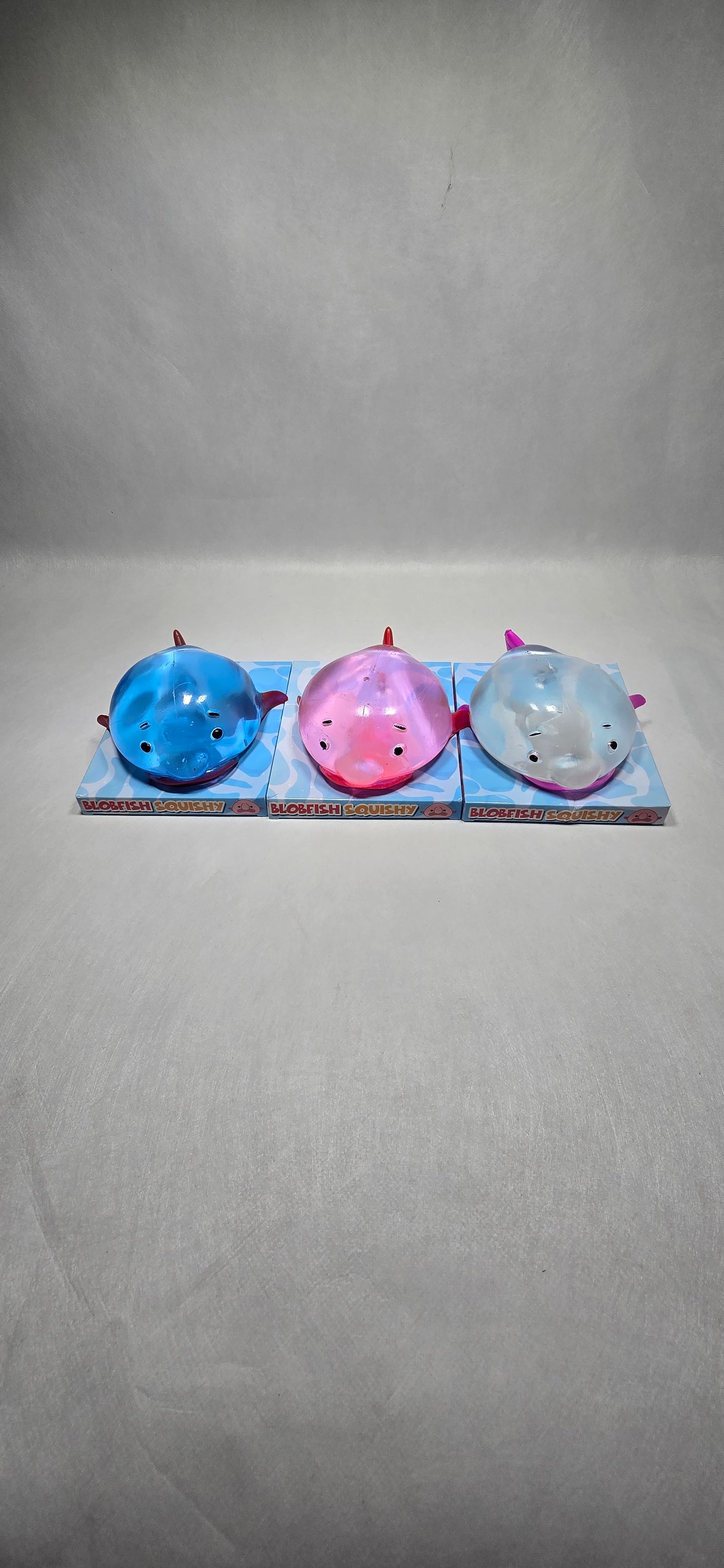 Squishy Translucent 13cm Blobfish assorted