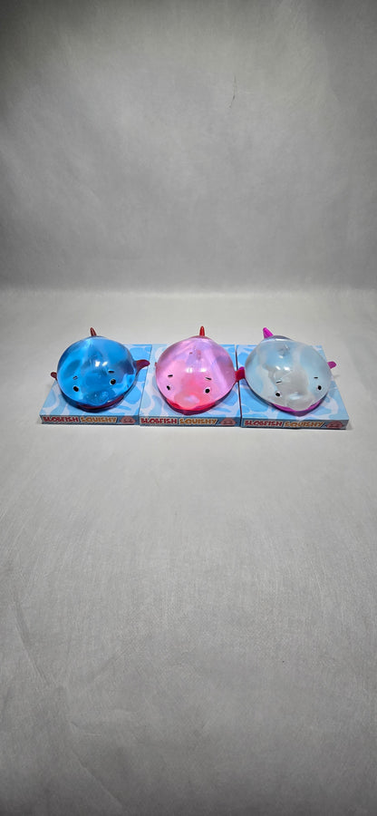 Squishy Translucent 13cm Blobfish assorted