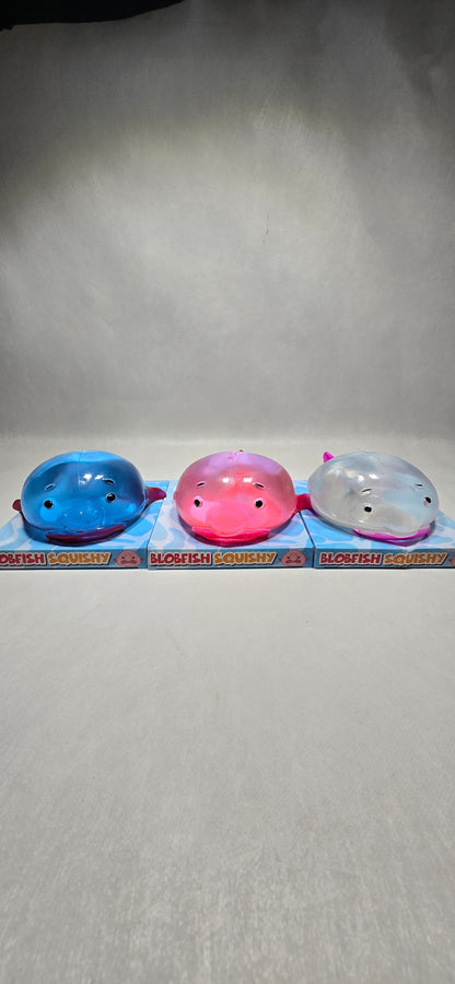 Squishy Translucent 13cm Blobfish assorted