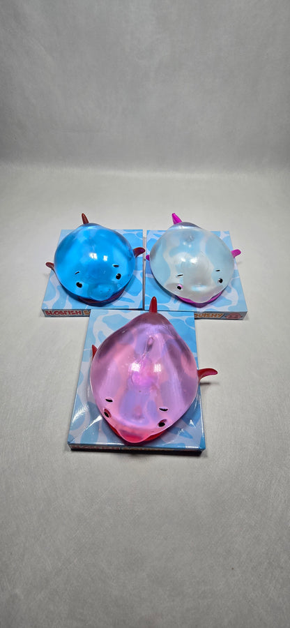 Squishy Translucent 13cm Blobfish assorted