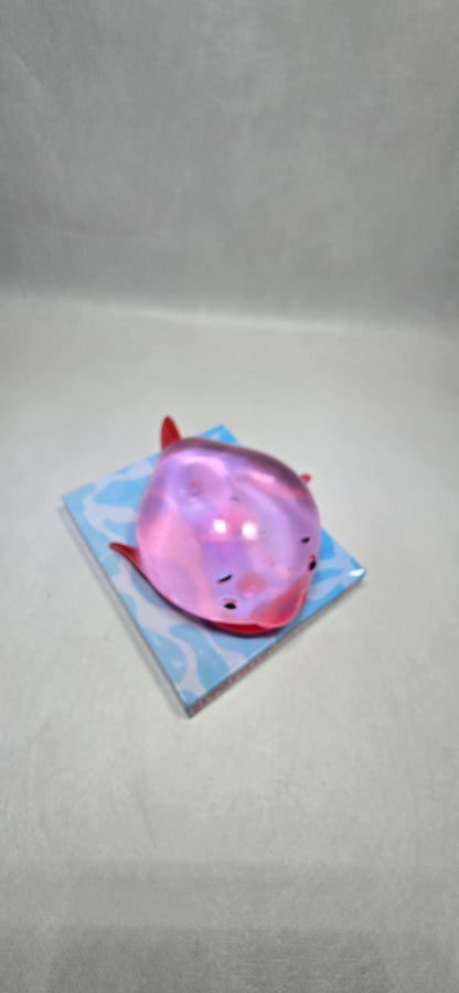 Squishy Translucent 13cm Blobfish assorted