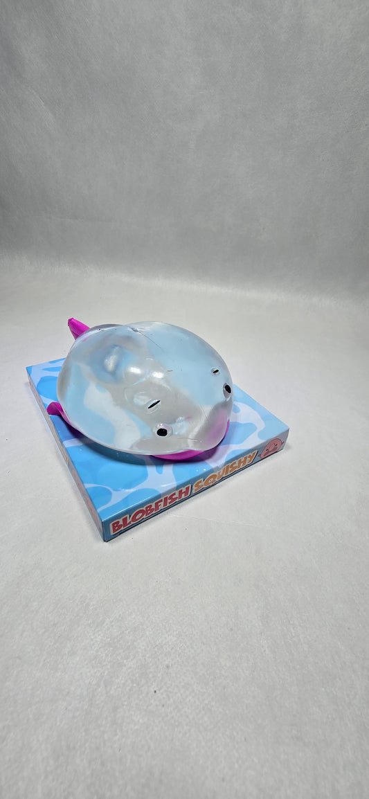 Squishy Translucent 13cm Blobfish assorted