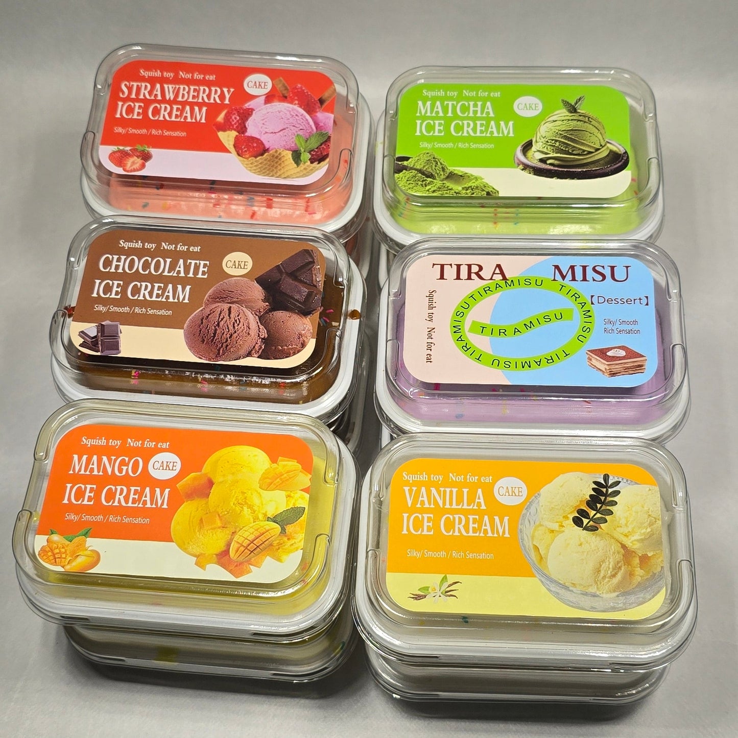 Squishy Slow Rise Scented Ice Cream Cake assorted