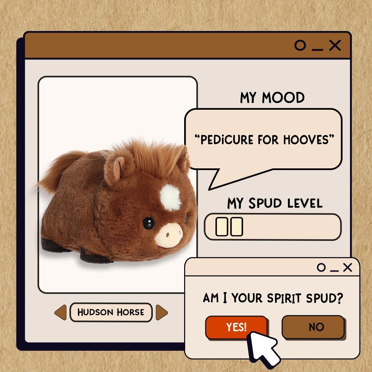 Spudsters™ - 10" Hudson Horse™